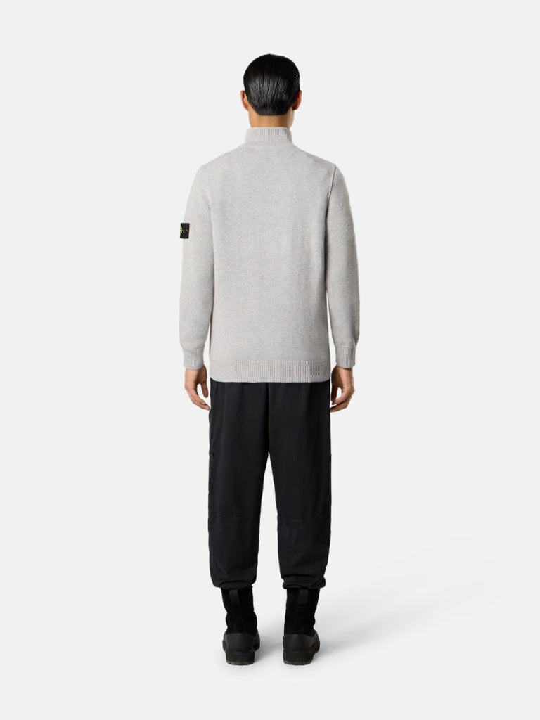 HALF-ZIPPER LAMBSWOOL SWEATER