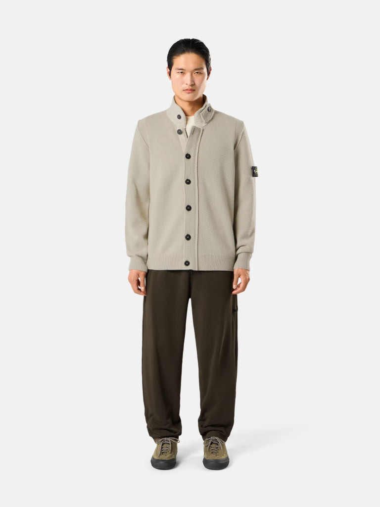 LAMBSWOOL CARDIGAN - SAND
