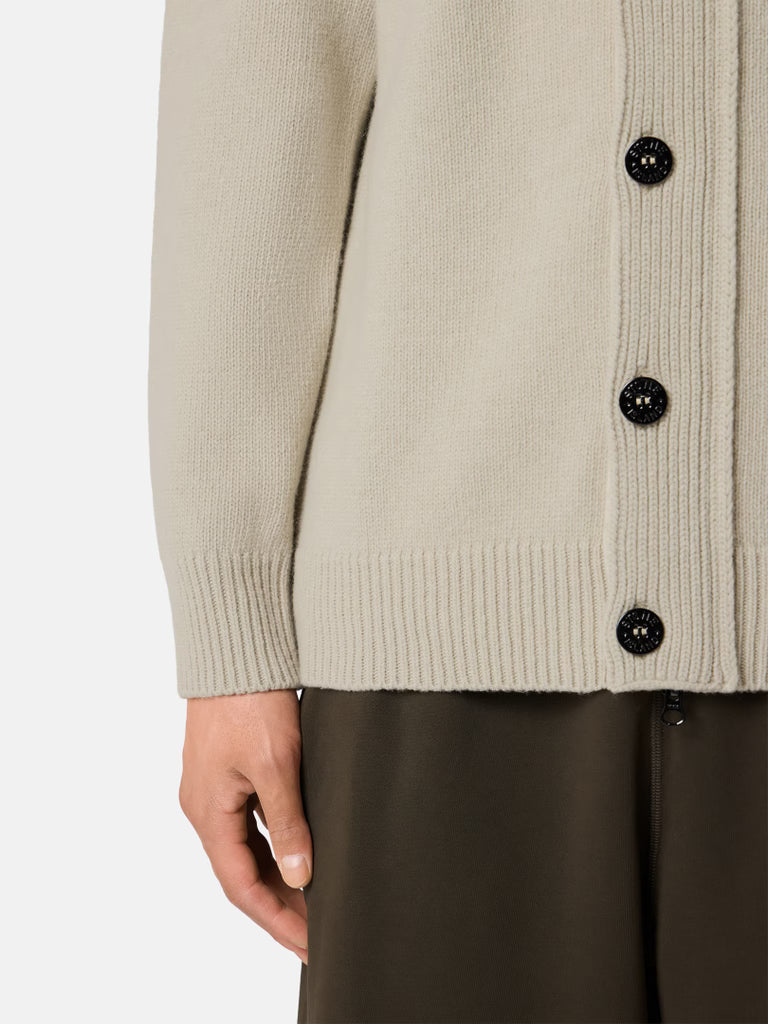 LAMBSWOOL CARDIGAN - SAND