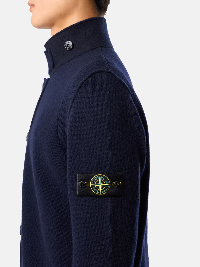 LAMBSWOOL CARDIGAN - NAVY
