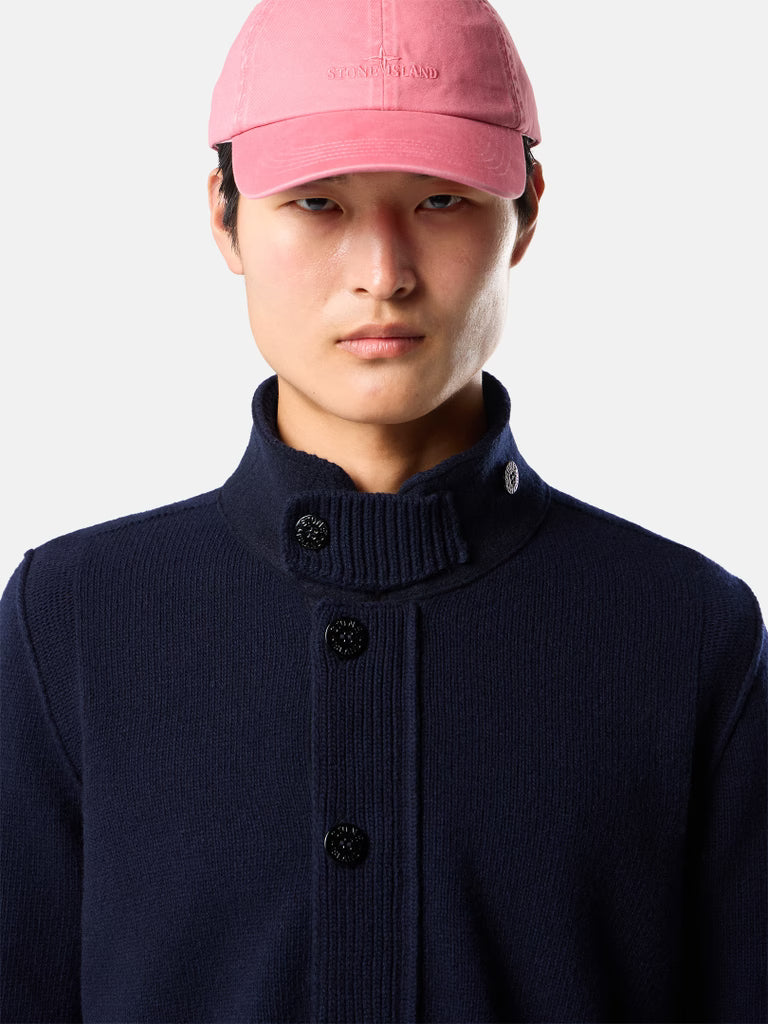 LAMBSWOOL CARDIGAN - NAVY