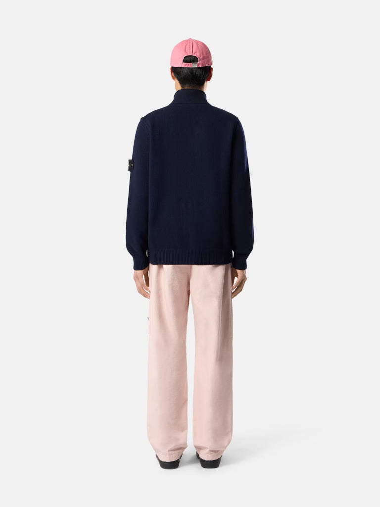 LAMBSWOOL CARDIGAN - NAVY