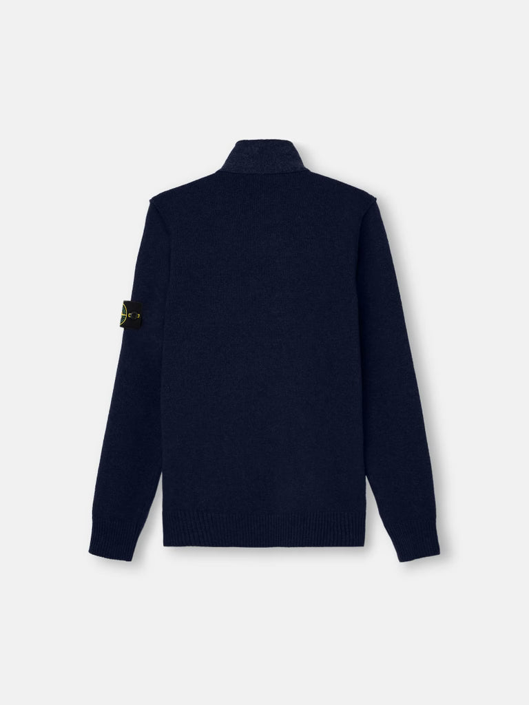 LAMBSWOOL CARDIGAN - NAVY