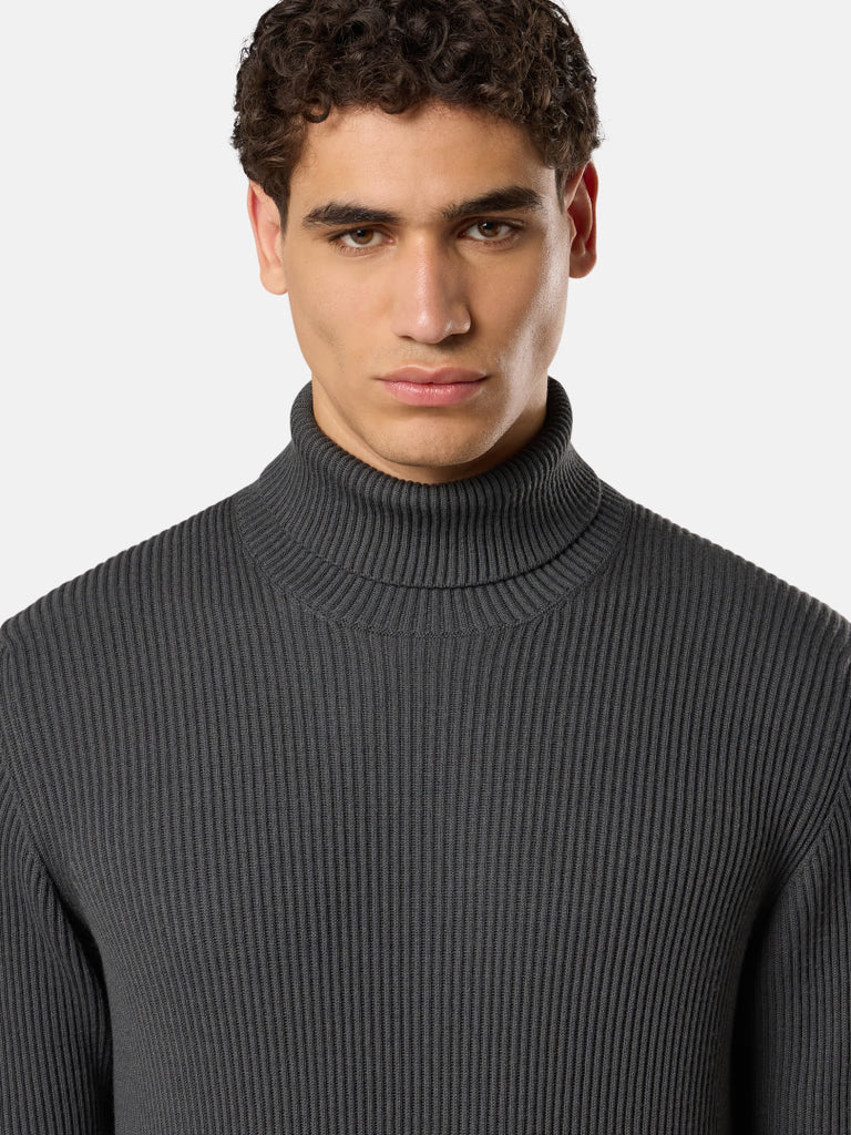 LEAD GREY TURTLENECK JUMPER