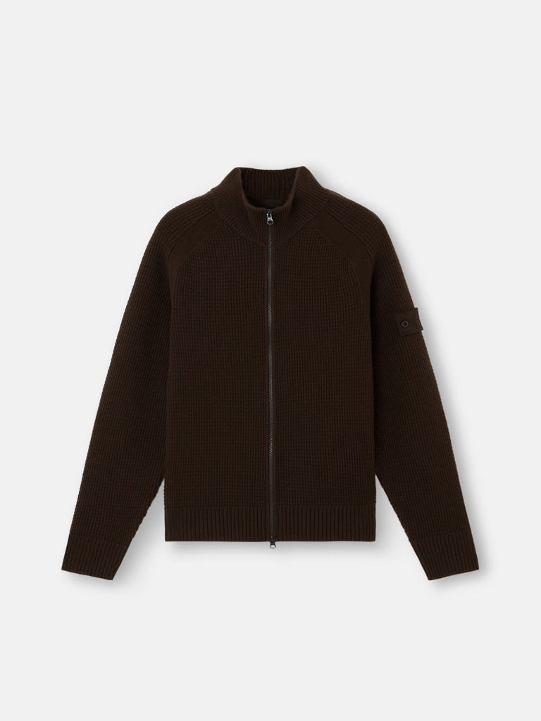 ZIPPER-UP SWEATER RWS GEELONG WOOL
