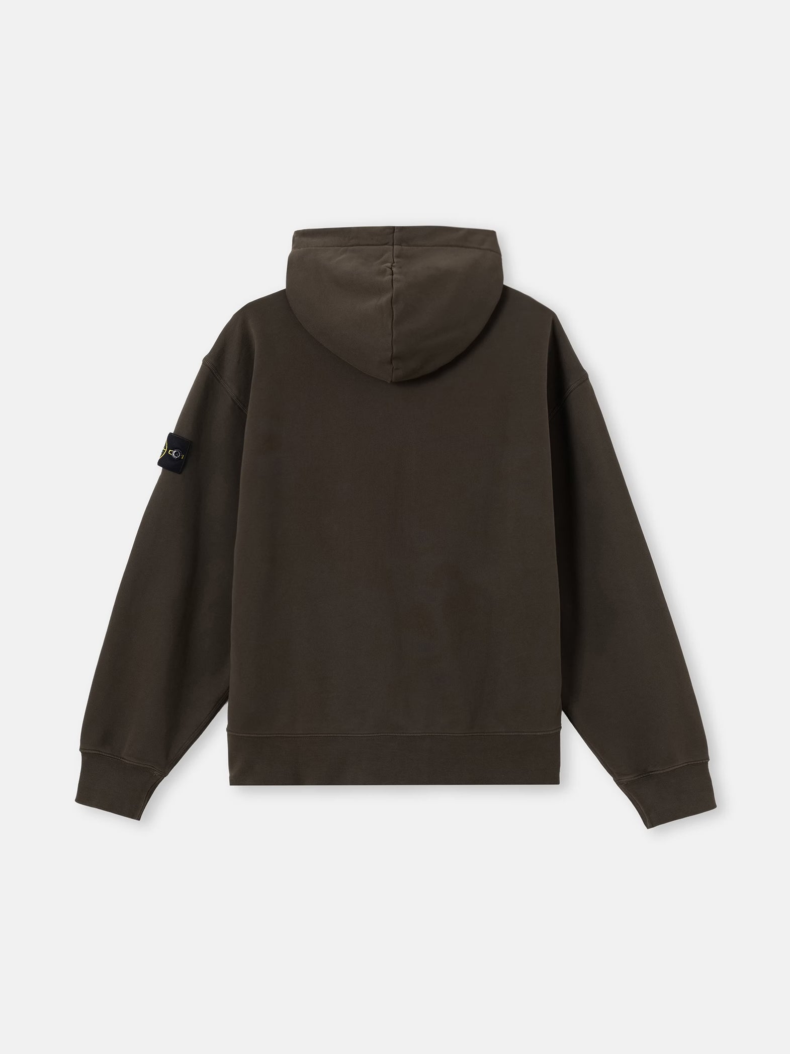 ORGANIC COTTON FLEECE ZIP-UP SWEATSHIRT - COAL GREY
