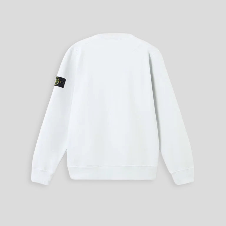 ORGANIC COTTON FLEECE CREW NECK SWEATSHIRT - SKY BLUE