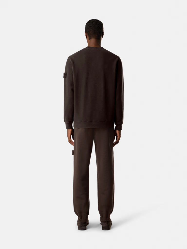 DARK BROWN COMFORT FIT CREWNECK