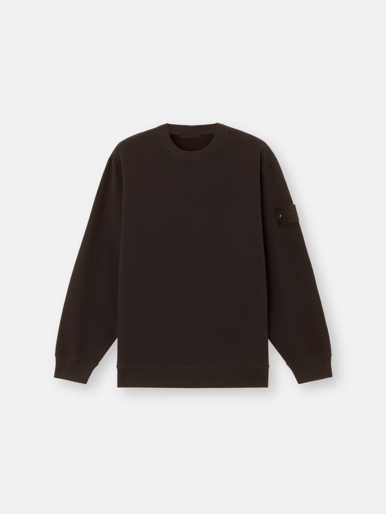 BLACK COMFORT FIT CREWNECK
