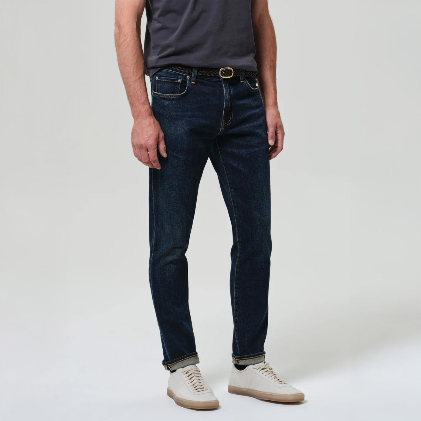 LONDON TAPERED SLIM CASHMERE DENIM - PROSPECT