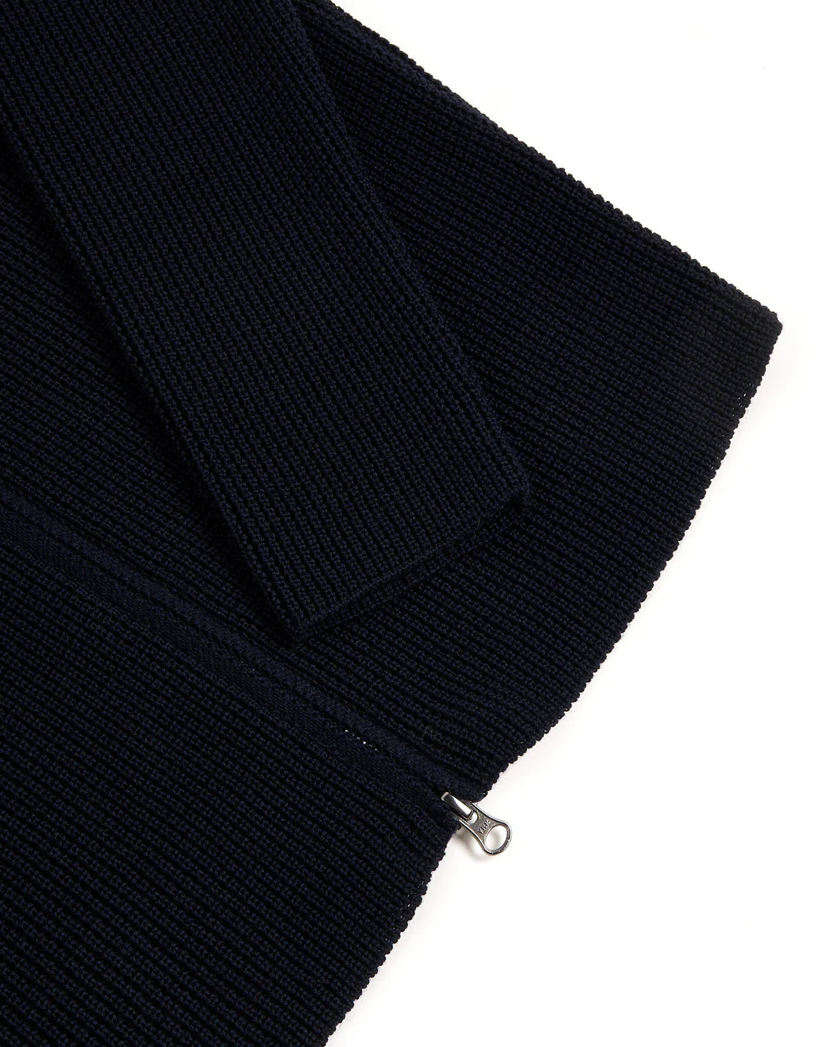 NAVY STITCH ZIPPER JACKET