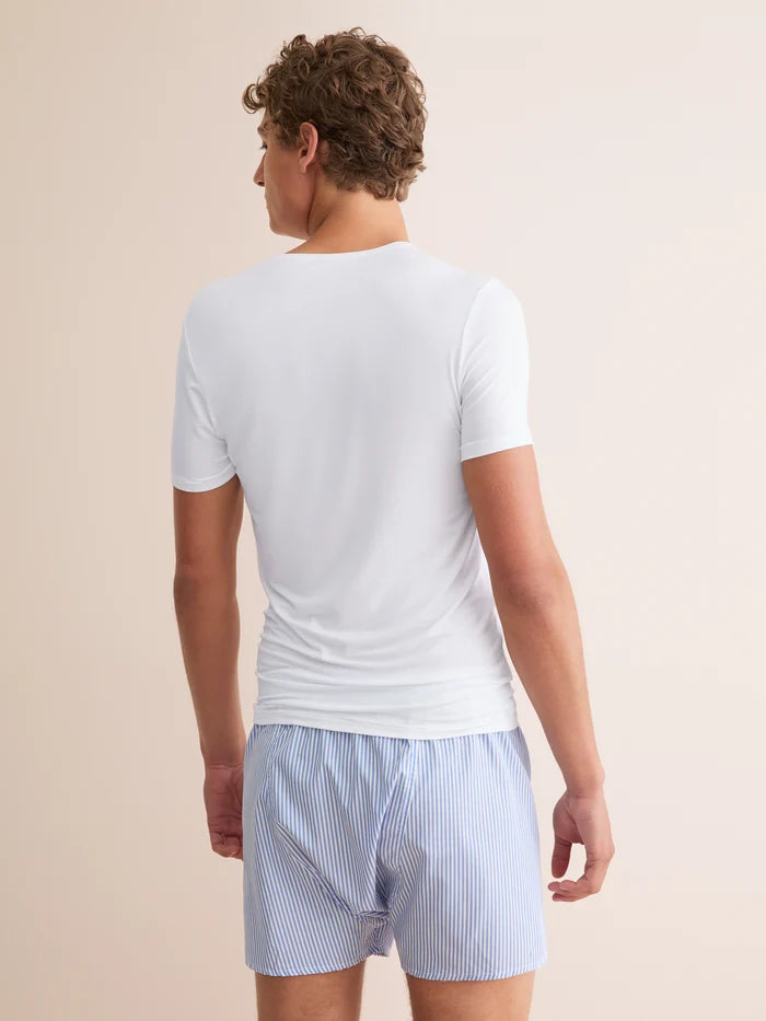 MICRO MODAL UNDERSHIRT - WHITE