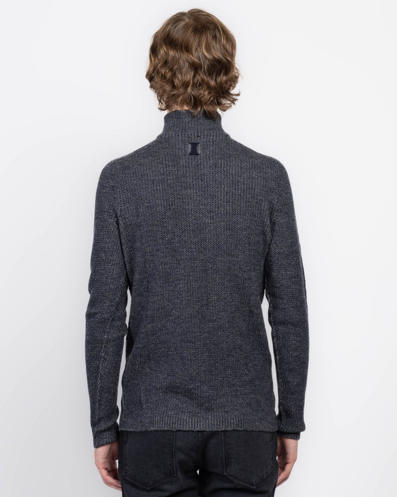 HANNES ROETHER TURTLENECK SWEATER - TORNADO/METRO