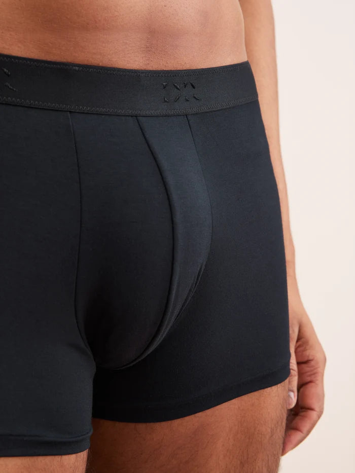 MICRO MODAL BOXER BRIEF - BLACK