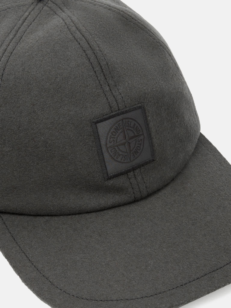 WOOL NYLON BASEBALL CAP - MID GREY