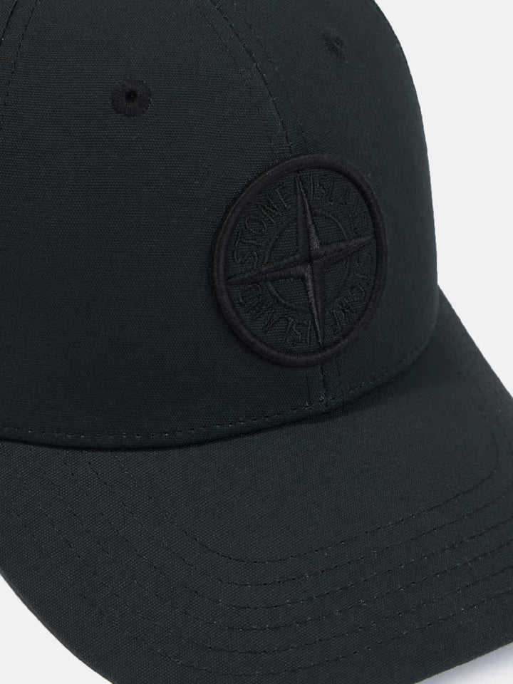 Baseball cap with Compass embroidery - Black