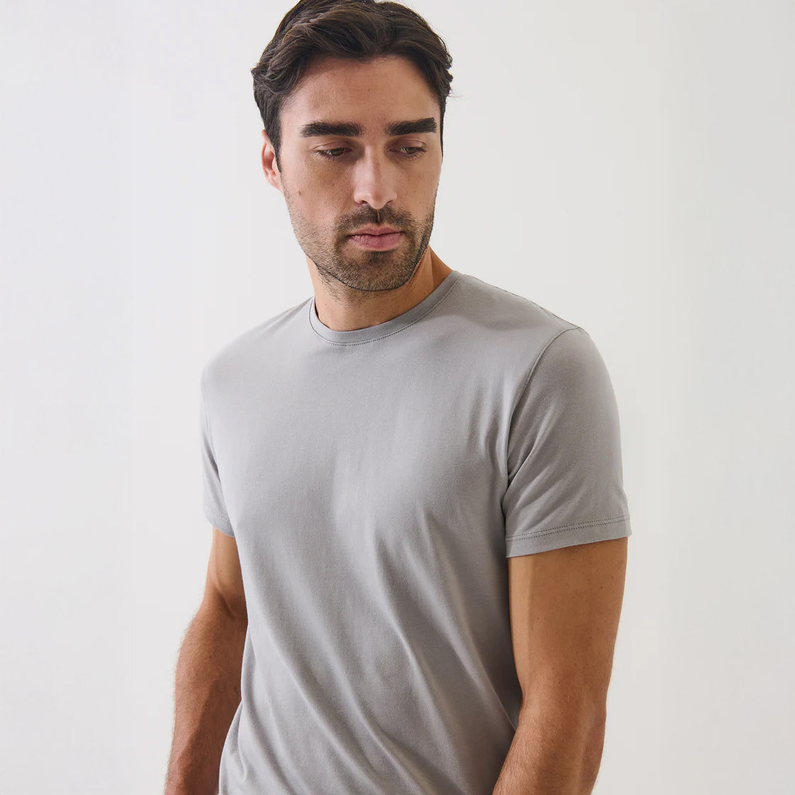 ICONIC CREW T-SHIRT - SMOG GRAY