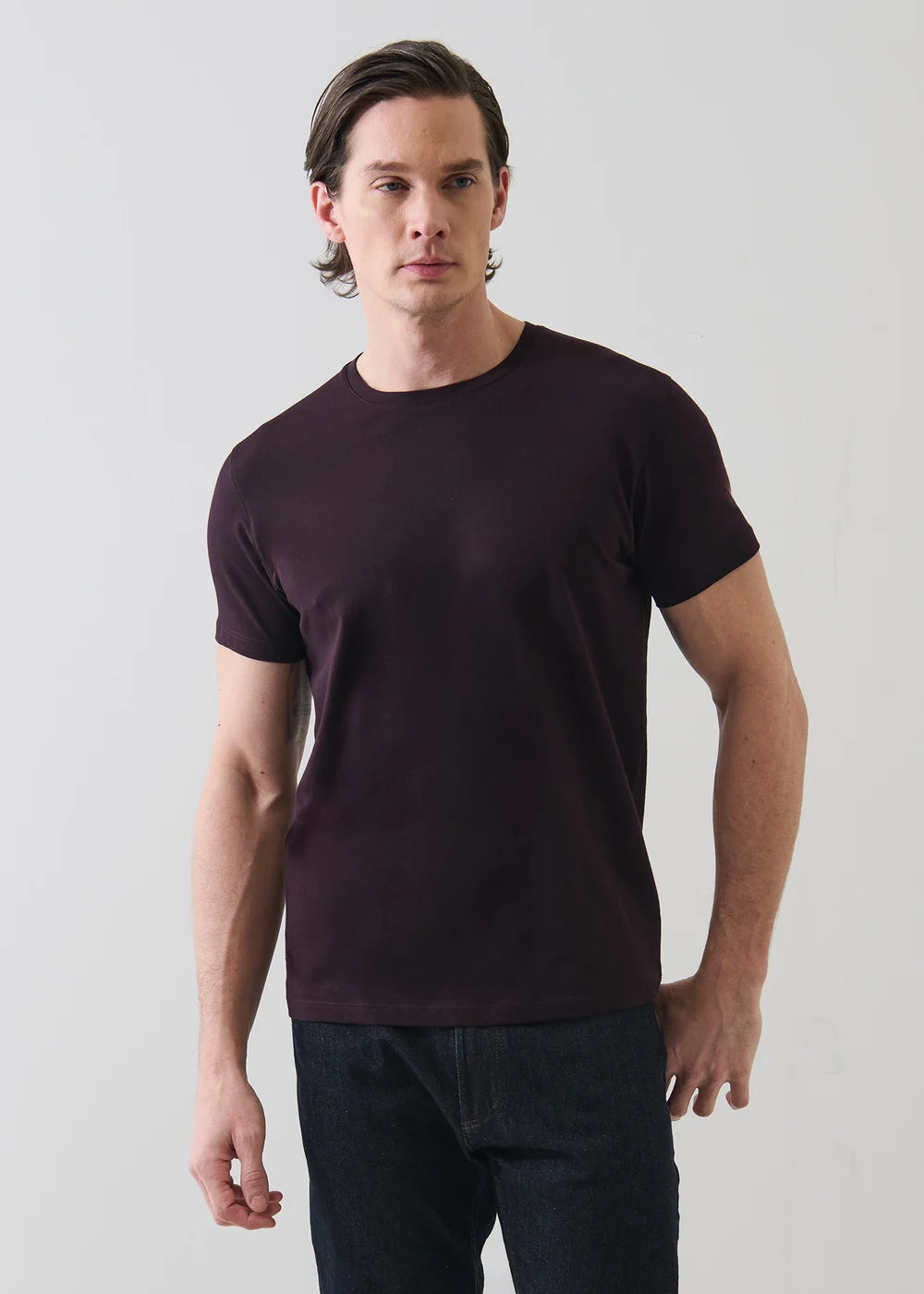 ICONIC T-SHIRT - BORDEAUX