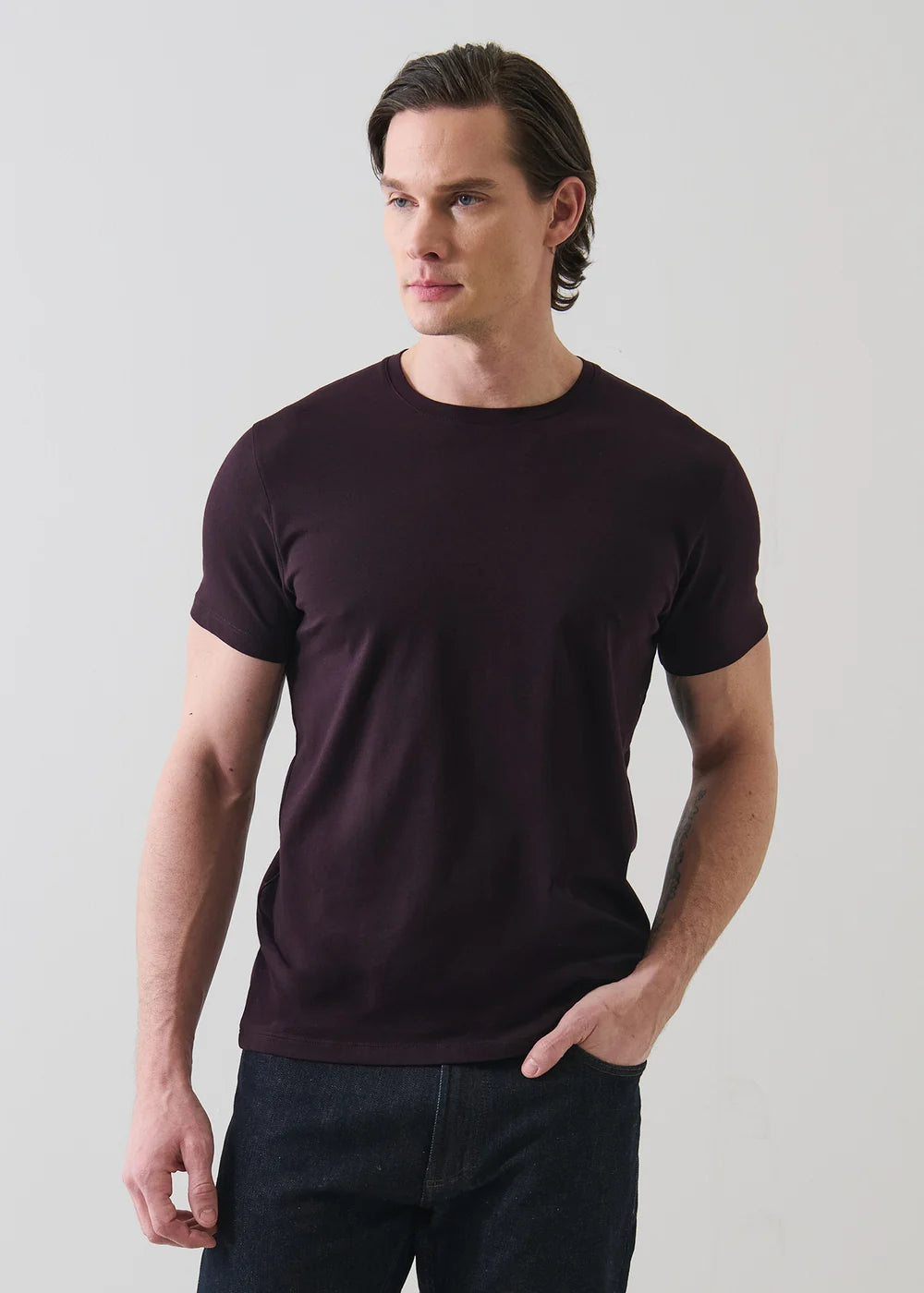 ICONIC T-SHIRT - BORDEAUX