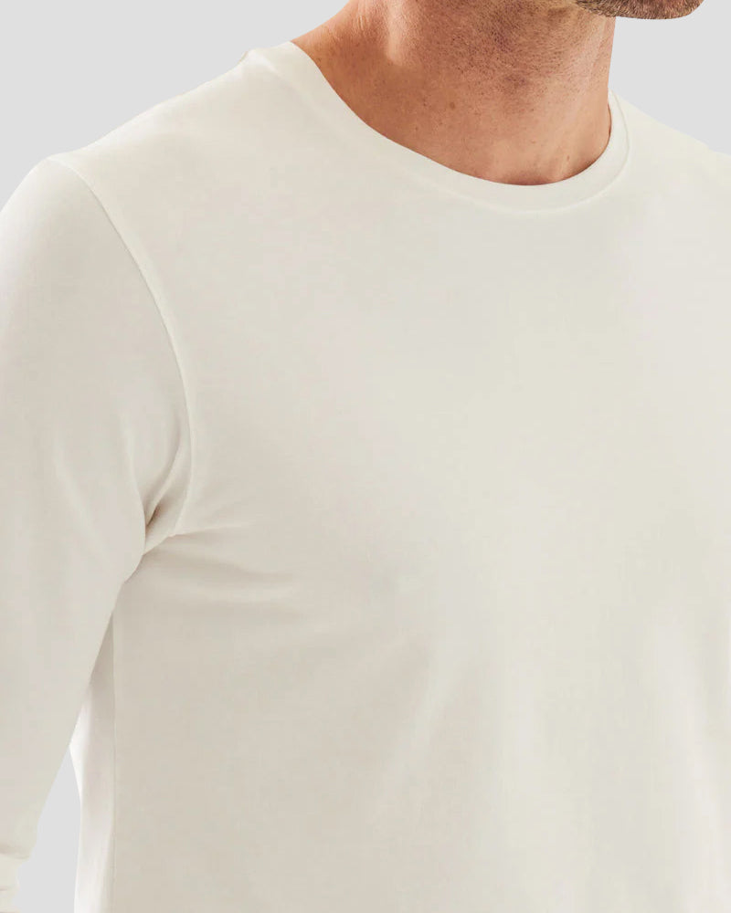 Long sleeve T-shirt  - White