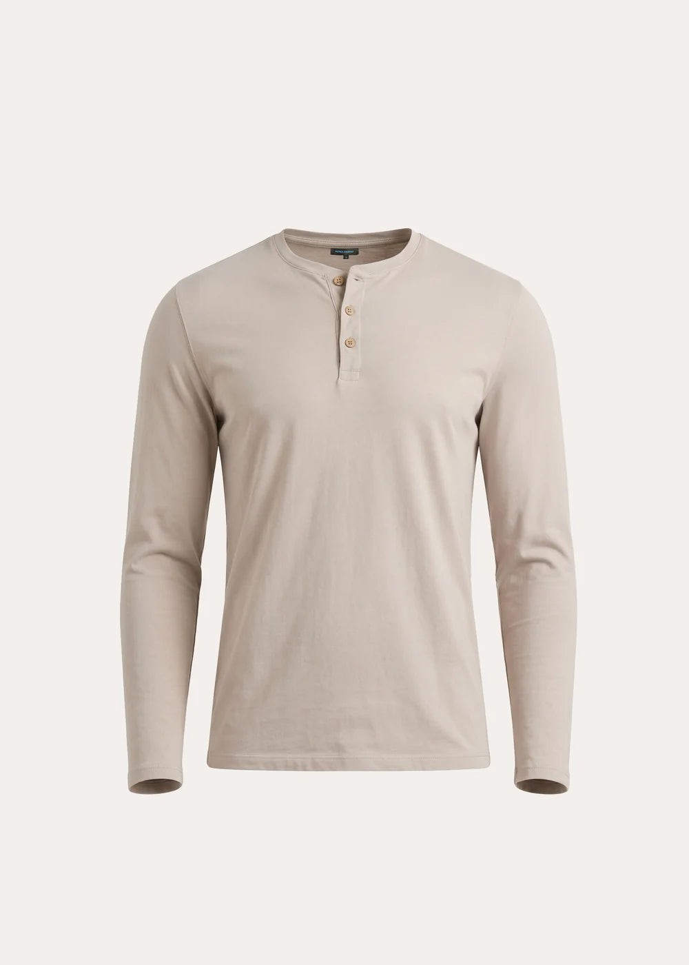 LS STRETCH HENLEY - CHATEAU GREY