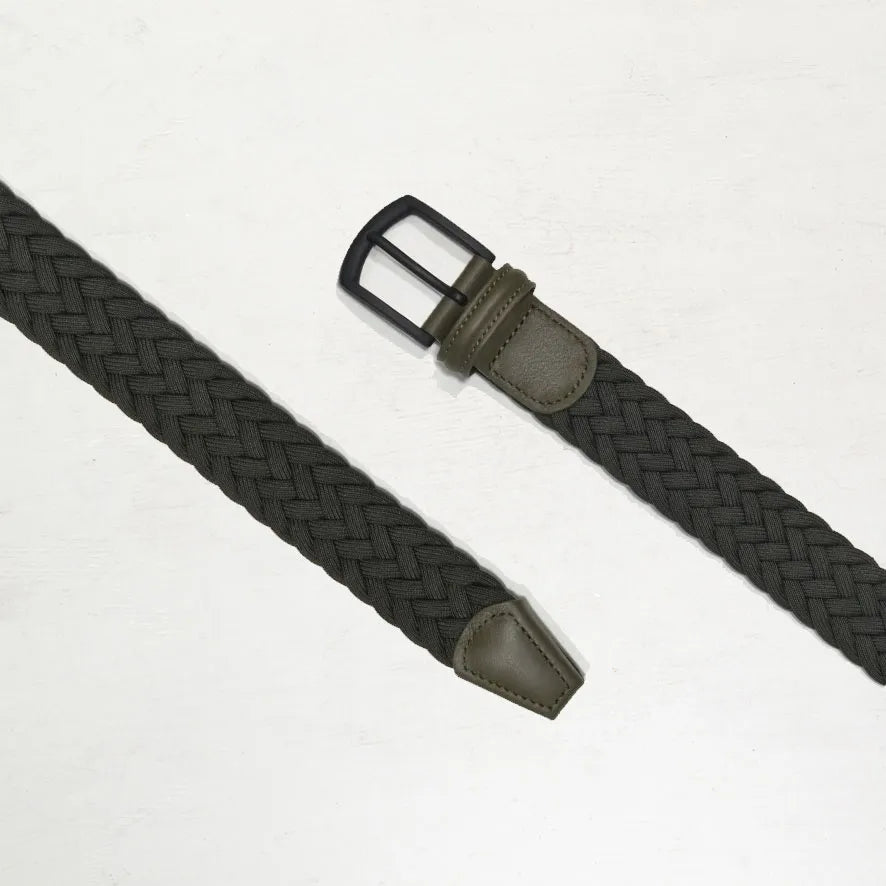 Anderson elastic woven belt - KHAKI