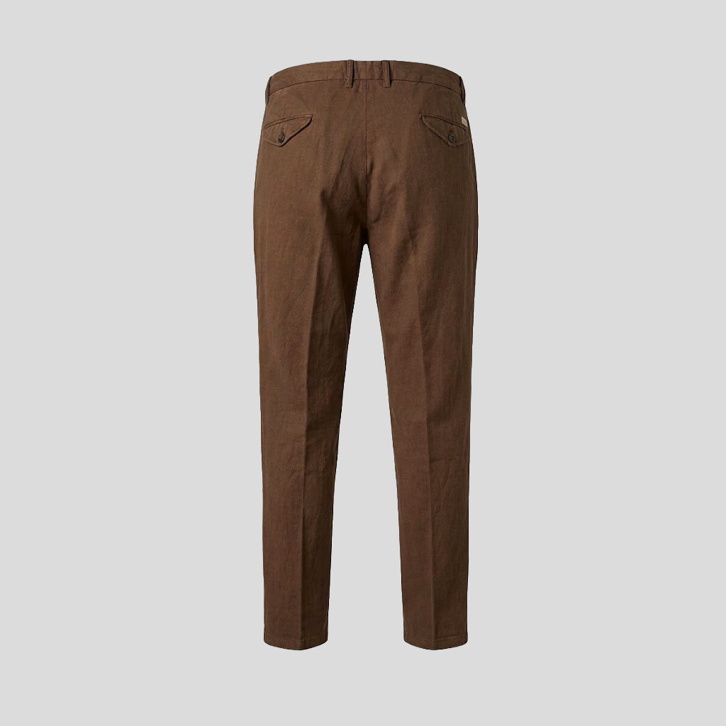 STRETCH TROUSER JOGGER - BROWN