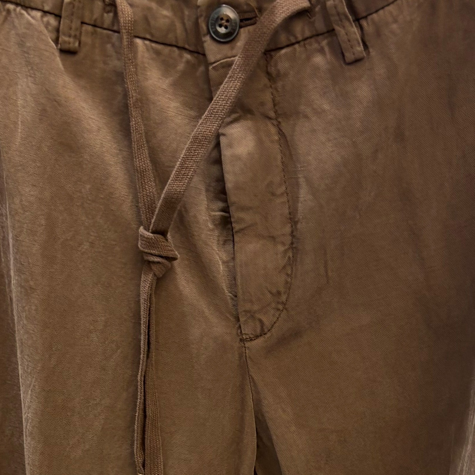 STRETCH TROUSER JOGGER - BROWN