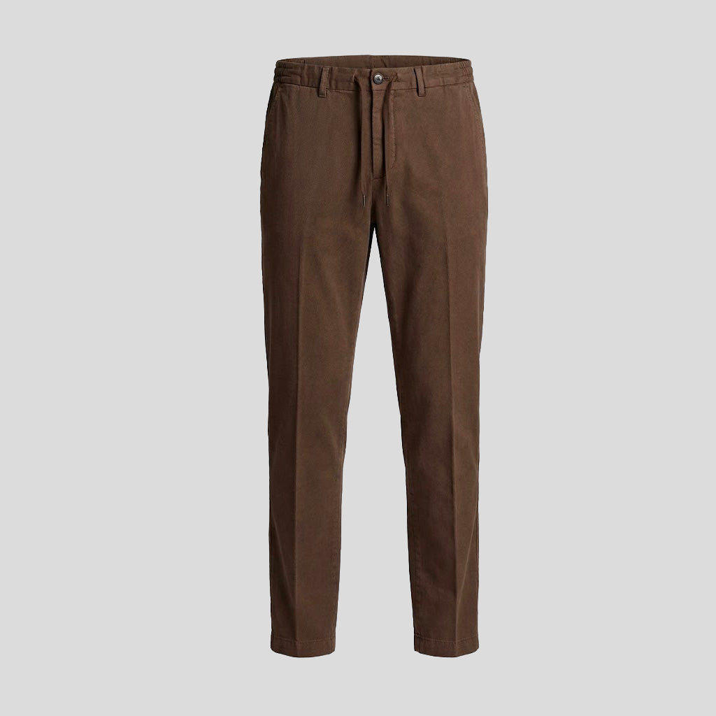 STRETCH TROUSER JOGGER - BROWN