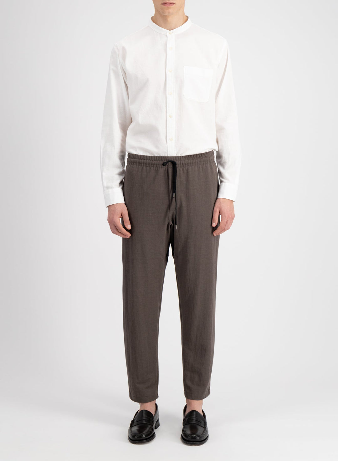 Comfort trousers rayon - ebony grey