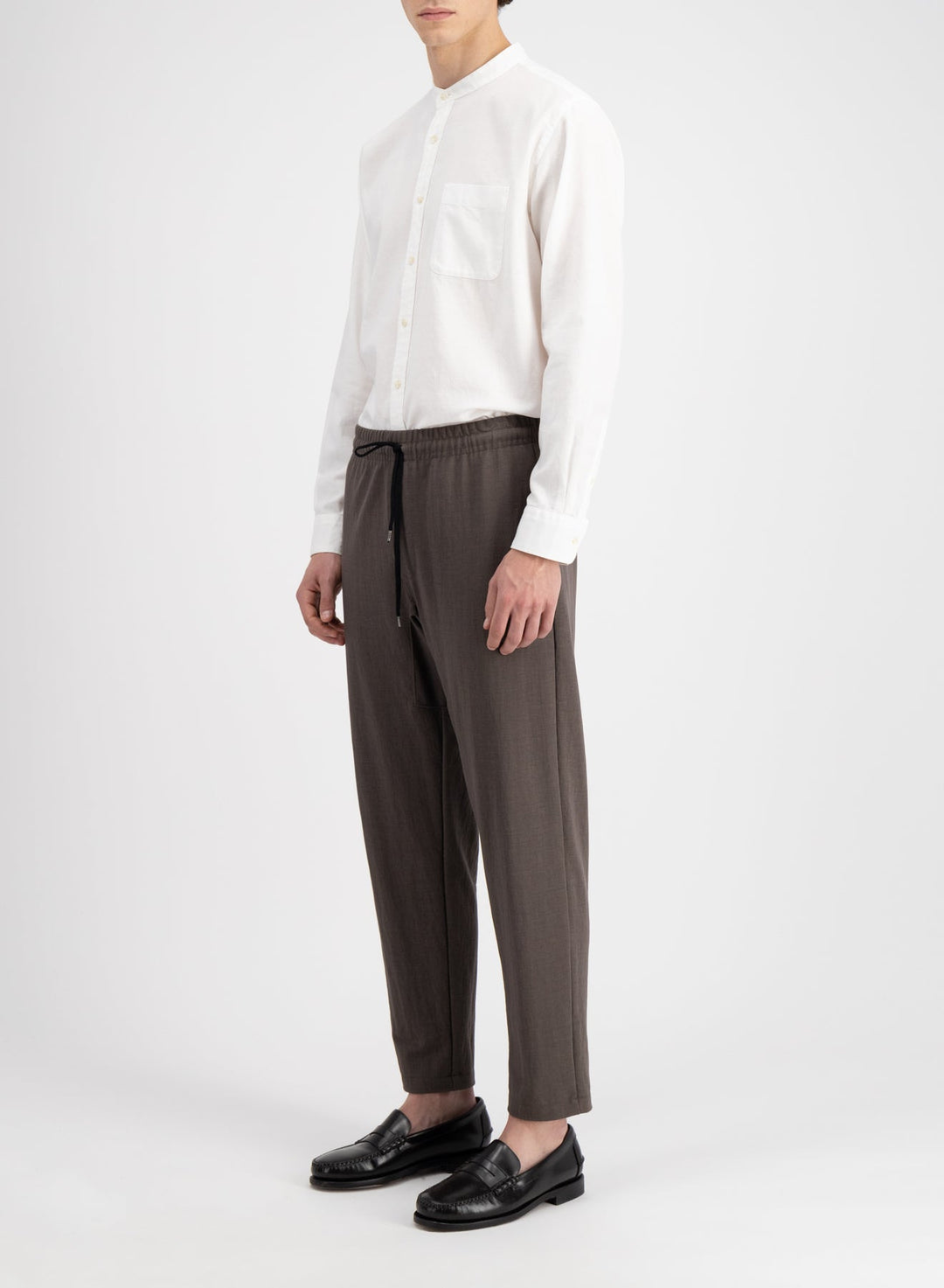 Comfort trousers rayon - ebony grey