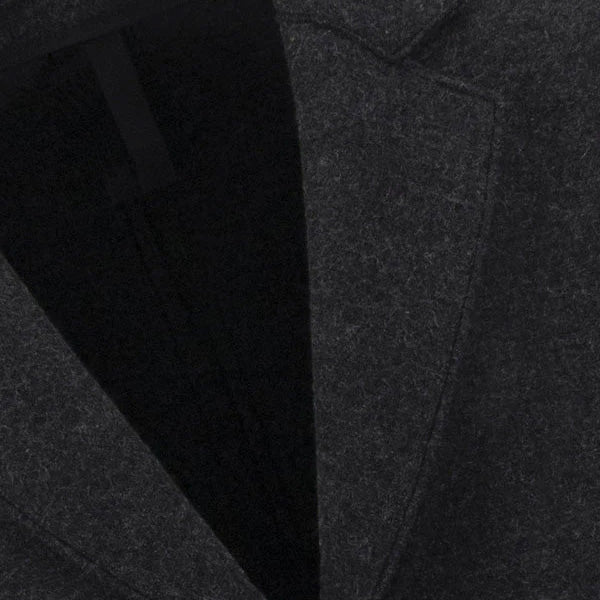 OVERCOAT PRESSED WOOL - ANTHRACITE GREY
