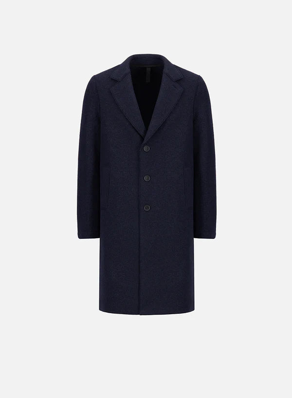 HARRIS WHARF OVERCOAT BOILED WOOL