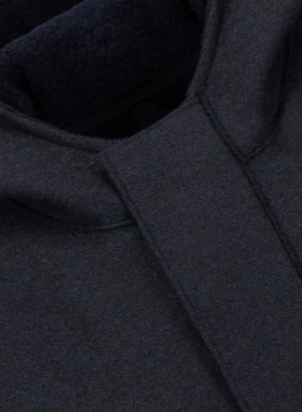 HARRIS WHARF PARKA PRESSED WOOL AND BOUCLÉ