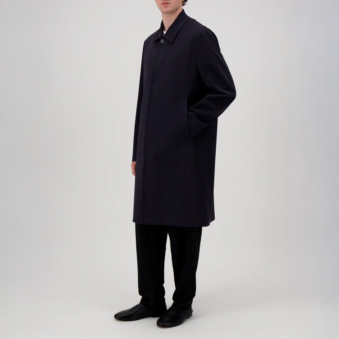 MAC COAT SCUBA - NAVY BLUE