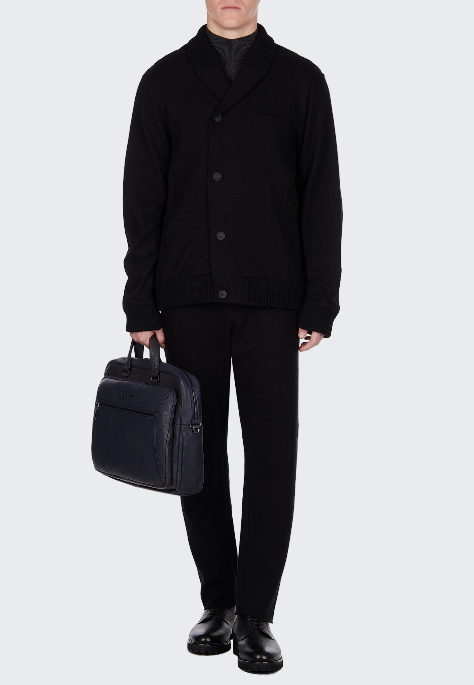 BLACK TRANSIT TROUSERS