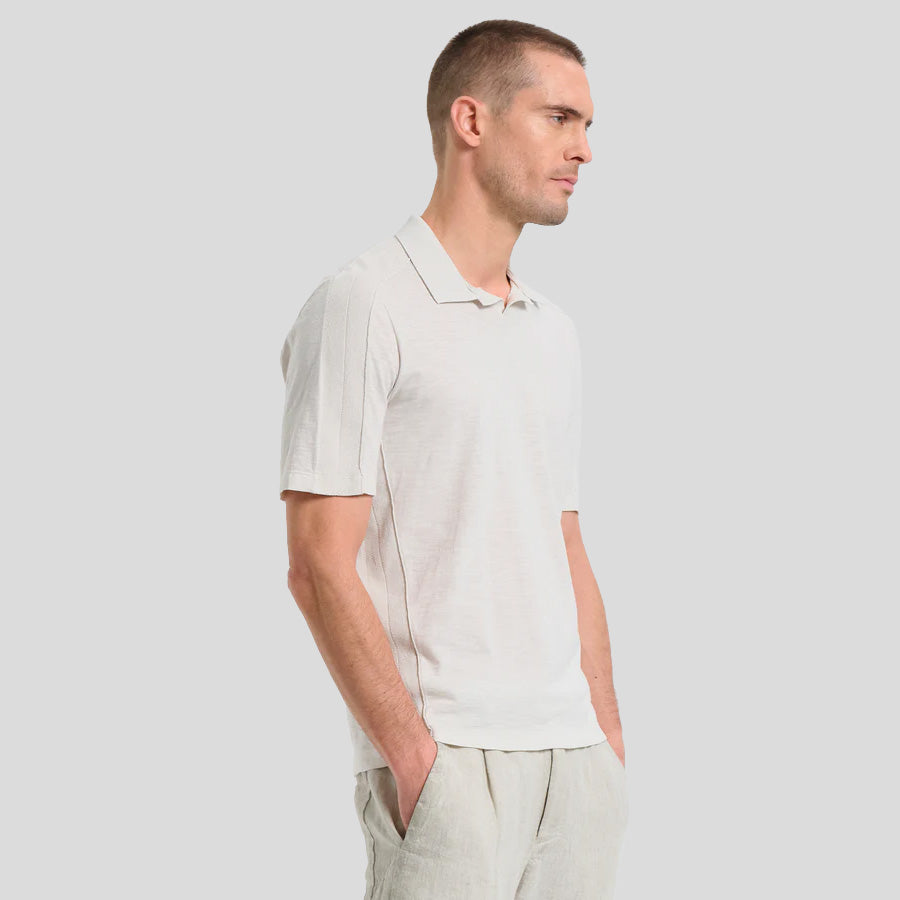 DERBY COLLAR  POLO - STONE