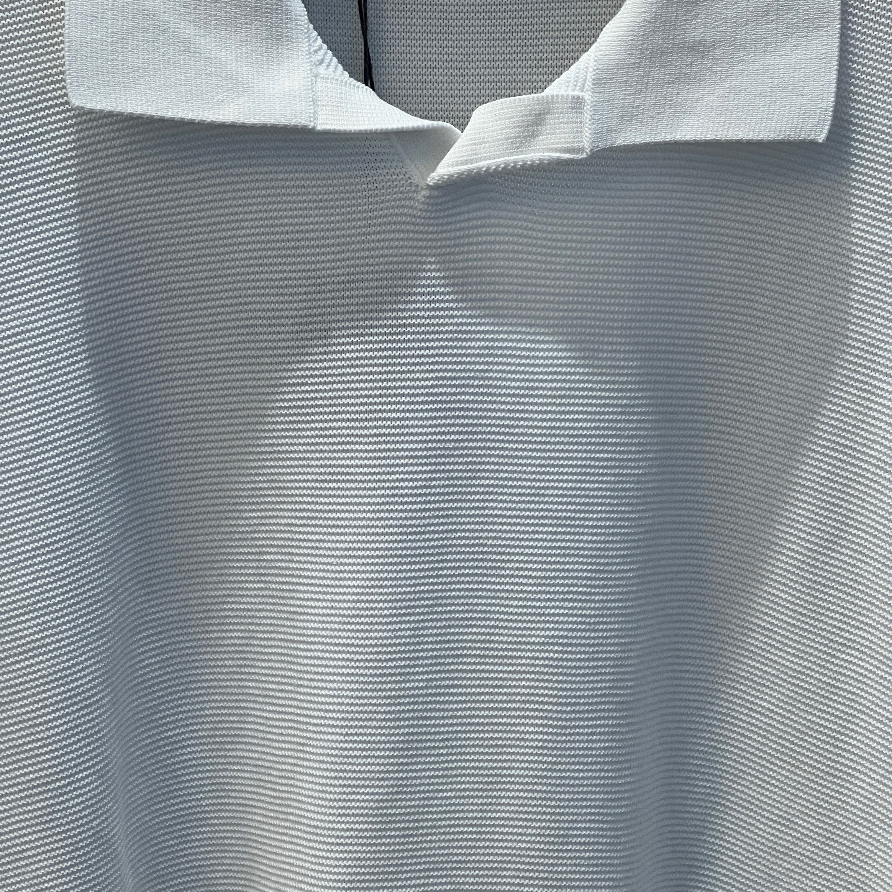 POLO JERSEY SHIRT - OPTICAL WHITE