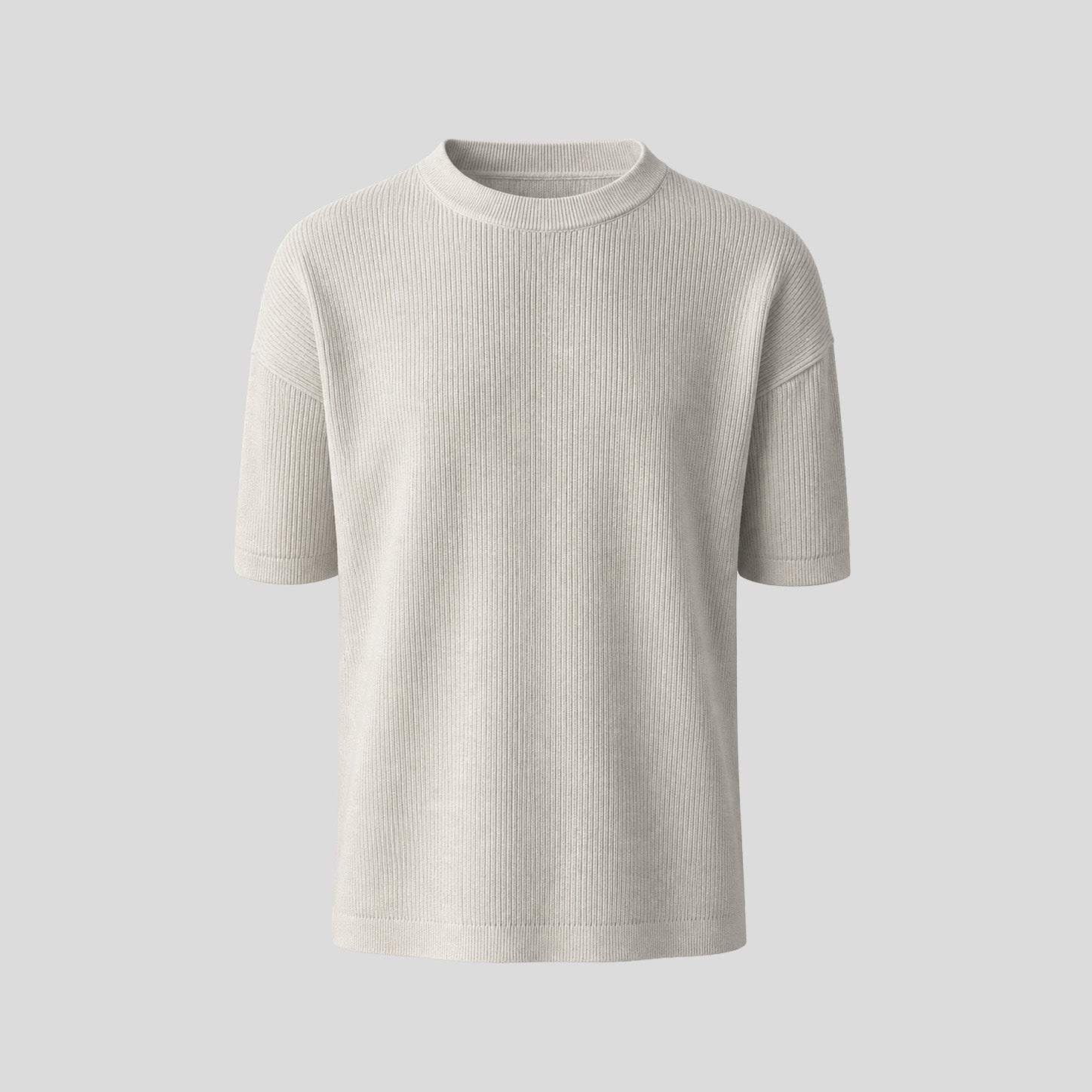 COTTON JERSEY T-SHIRT - ICE
