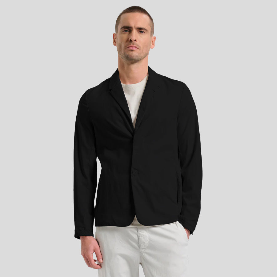 COTTON BLEND JACKET - BLACK