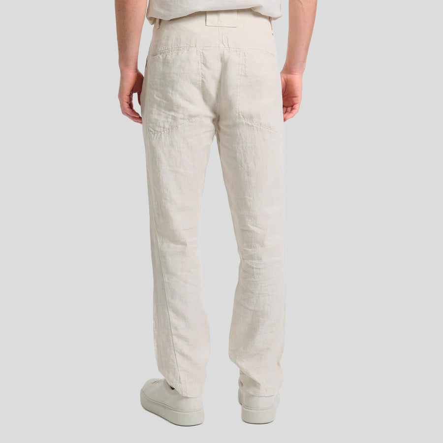 LINEN TROUSERS - STONE