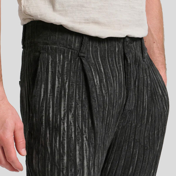 VISCOSE TROUSERS - BLACK