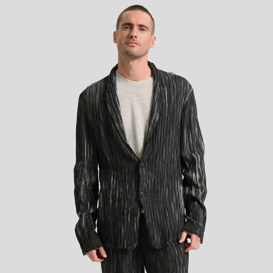 VISCOSE JACKET - BLACK