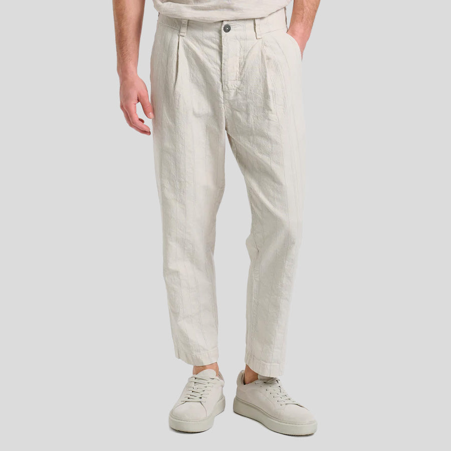 LOOSE FIT TROUSERS - STONE