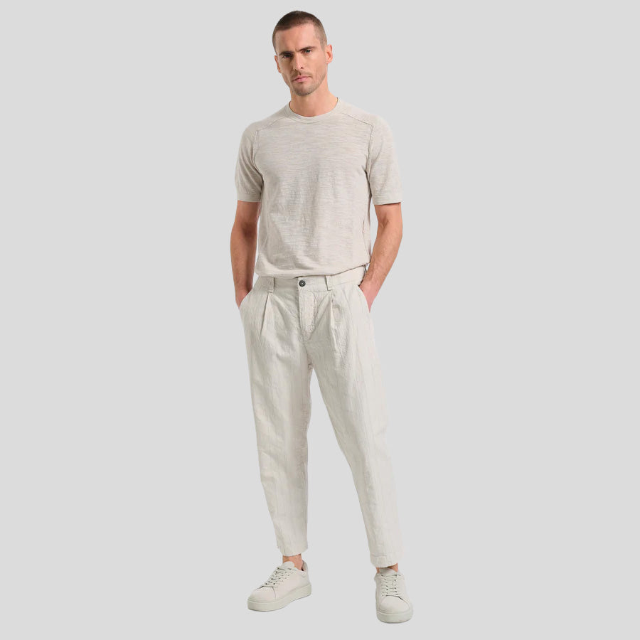 LOOSE FIT TROUSERS - STONE