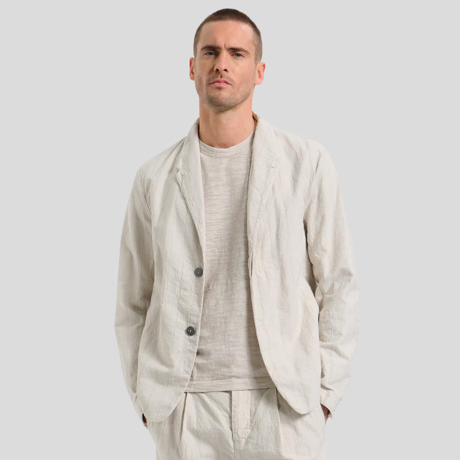 REGULAR FIT JACKET - STONE