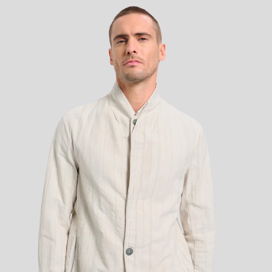 REGULAR FIT JACKET - STONE