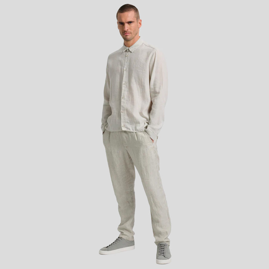 LINEN SHIRT - STONE