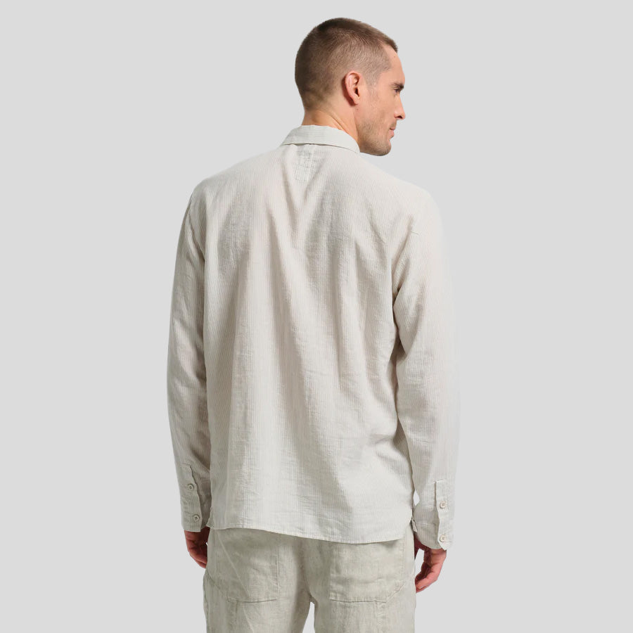 LINEN SHIRT - STONE