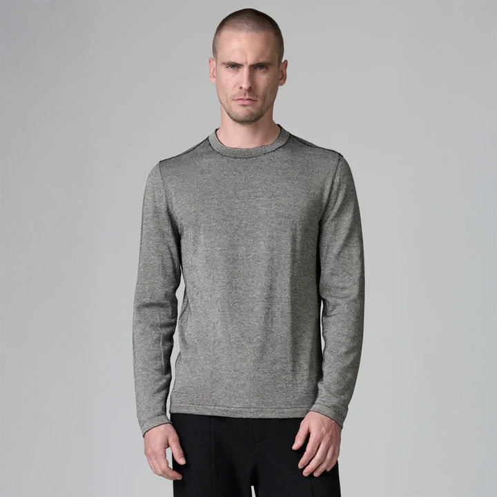 CHALK VANISE ROUND NECK KNIT - CHALK